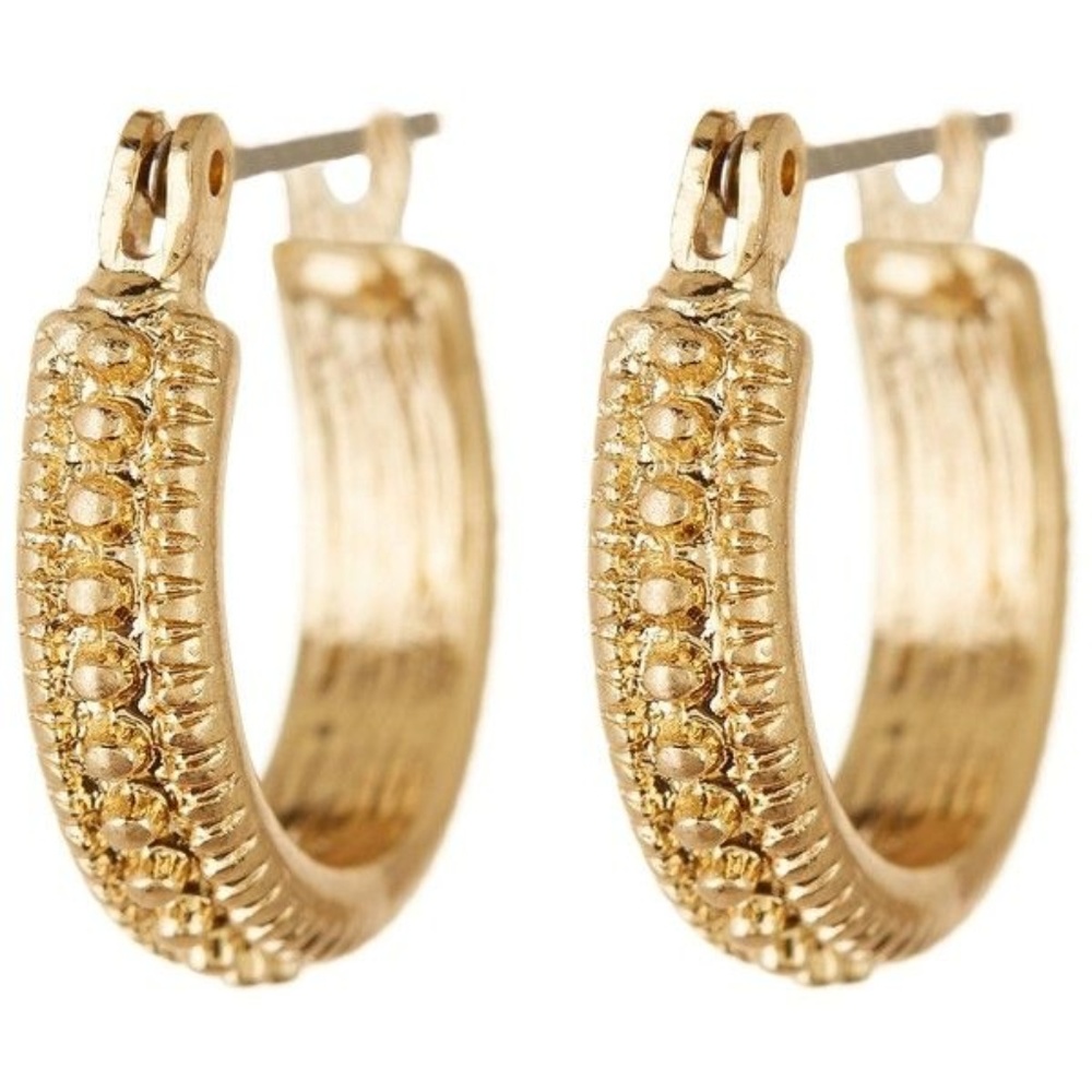 Nordstrom Textured Huggie Hoop Earrings